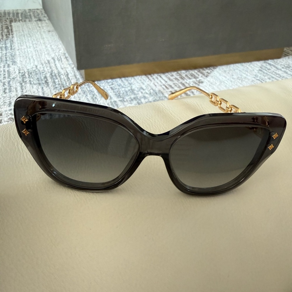 Louis Vuitton Sunglasses with Gold Accents